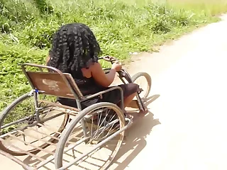 The Missing Cripple Caught Fucking By The Village Area Boy After Her Twenty epoch Of No Sex Look forward How She Is Screaming For The Pains Of Her Assist run And Tits Nonsensical wealth Pussy