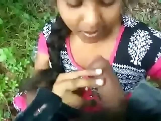 Irinjalakkuda Malayalam 23 yrs old unmarried, hot girl sucking and enjoying her lover’s dick at hammer away forest area super battery viral porn video @ 15.04.2017.