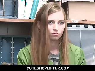 Cute Lean Fusty Teen Firsthand Ava Parker Caught Shoplifting Has First Time Sex With Wardress For No Cops
